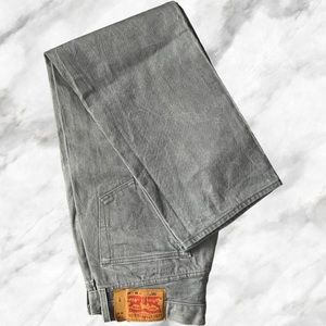 Gray Levi 501s, basically brand new and fit great with baggy outfits